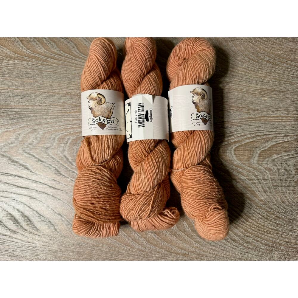 3x Farmers Daughter Fibers Soka' pii Rambouillet 50g Dumplin'